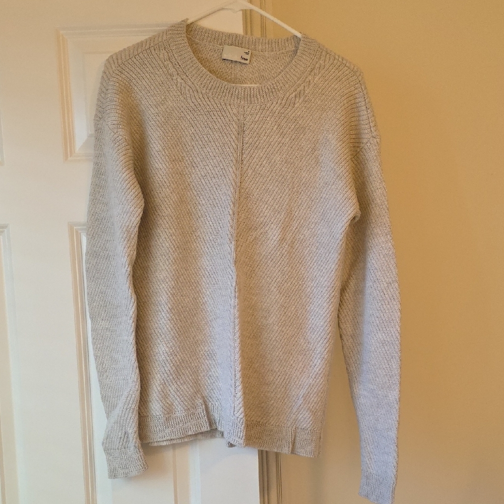 Women's Wilfred Free Classic Gray Sweater SMALL